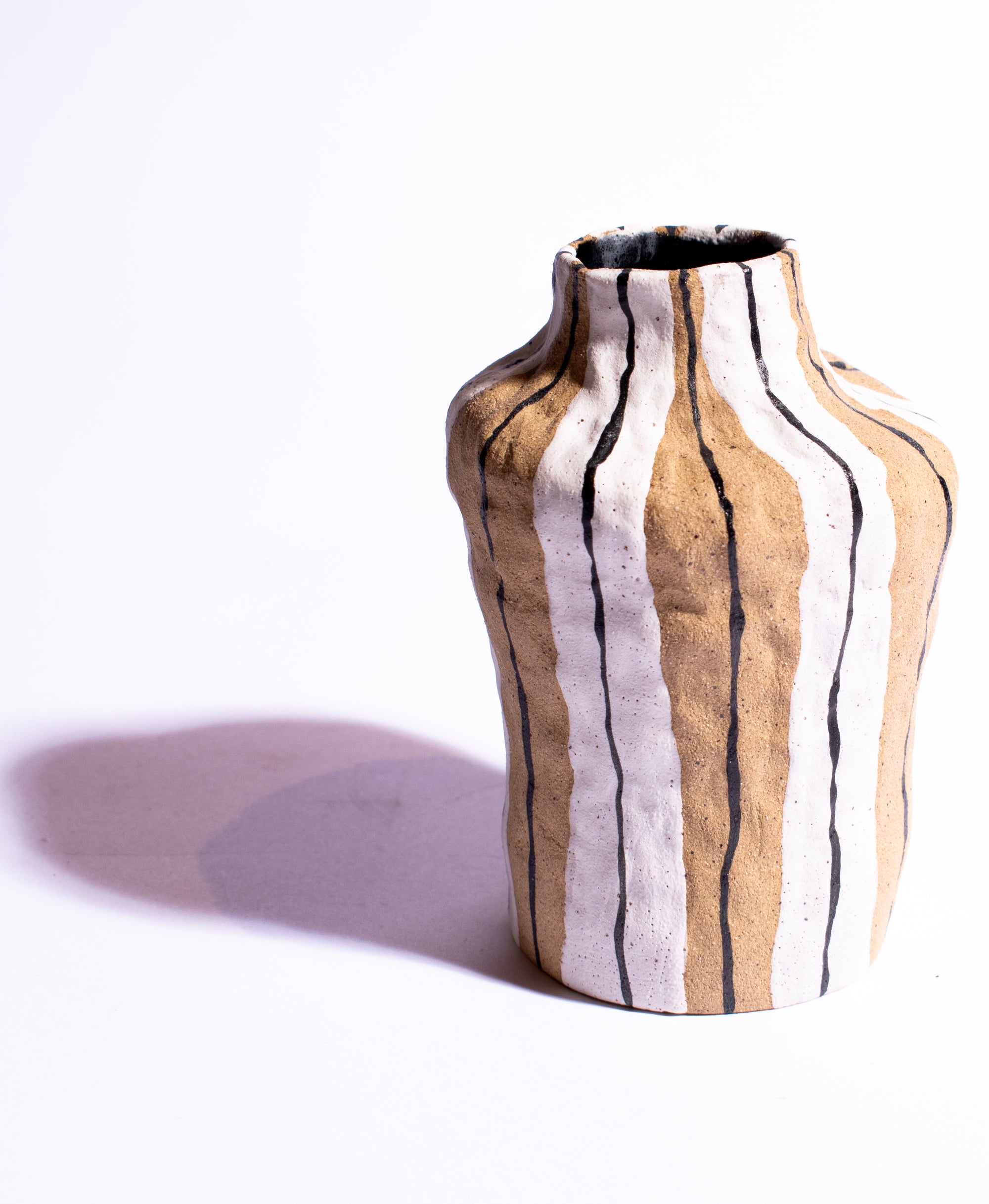 Newspaper Circus Stripe Stoneware