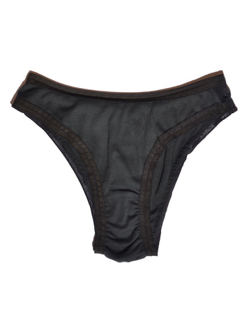 Organic Cotton Bikini Panty • Petrol