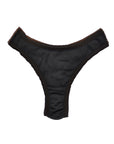 Organic Cotton Thong Panty • Petrol