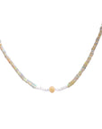 Opal Seed Bead Necklace