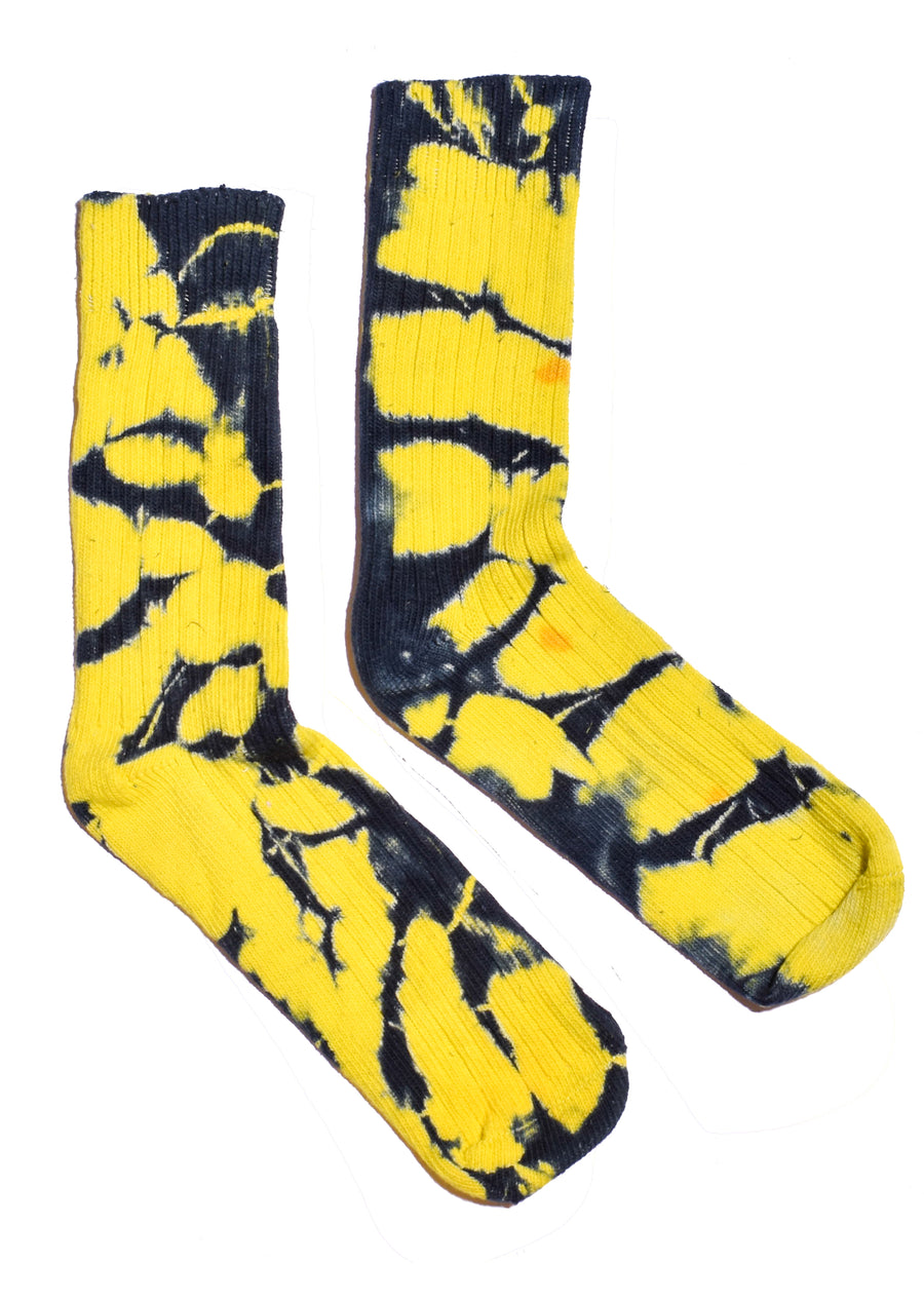 Men's Crew Socks • Hand Tie-Dyed Mid Weight Organic Cotton