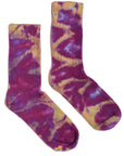 Women's Crew Socks • Hand Tie-Dye Mid Weight Organic Cotton