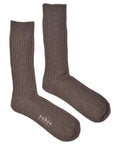 Trouser Socks • Organic Cotton Blended Yak Ribbed