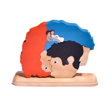 Wooden Sculpture Puzzle • Clara & Rex