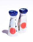 Hand Decorated Ceramic Candle Holders • Tall Boy