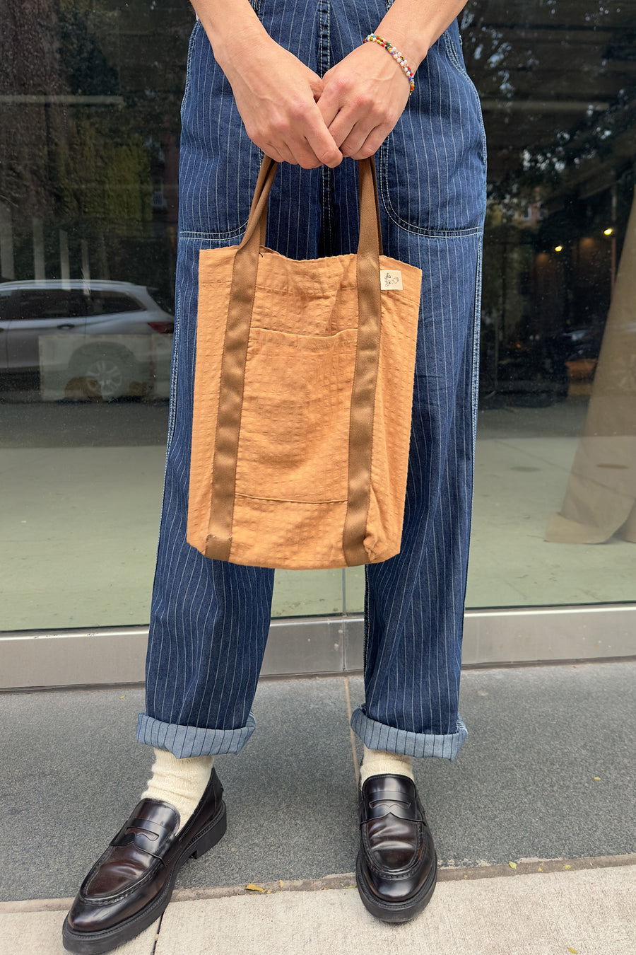 Seersucker Tote Bag