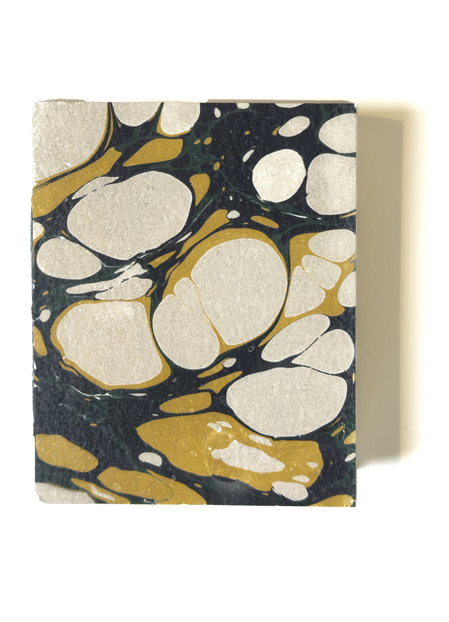 Marbled Hand-bound Notebook • Unlined