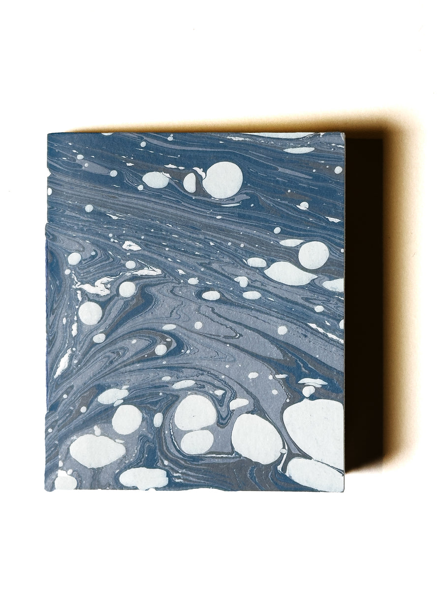 Marbled Hand-bound Notebook • Unlined