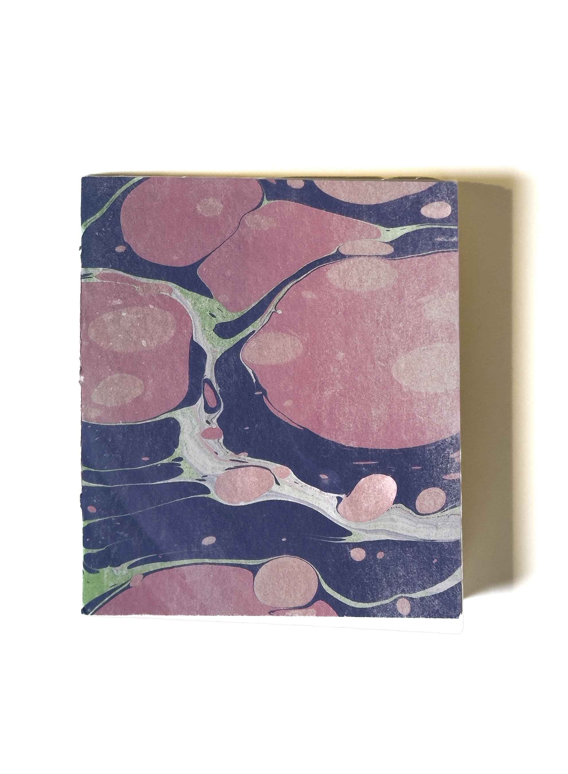 Marbled Hand-bound Notebook • Unlined