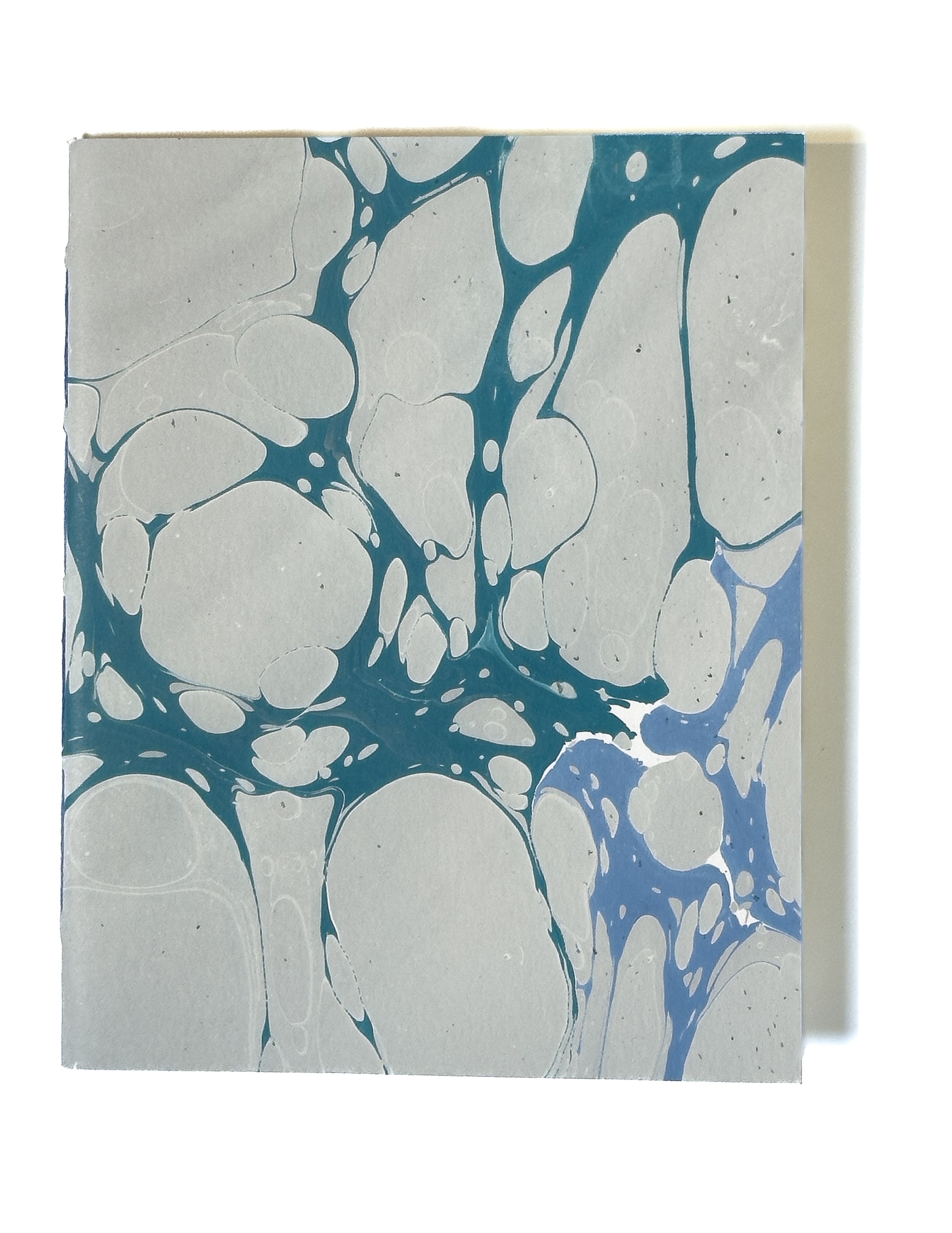 Marbled Hand-bound Notebook • Unlined