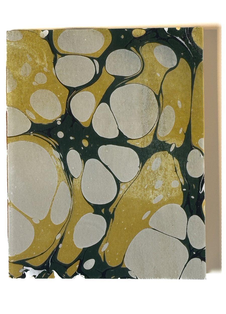 Marbled Hand-bound Notebook • Unlined