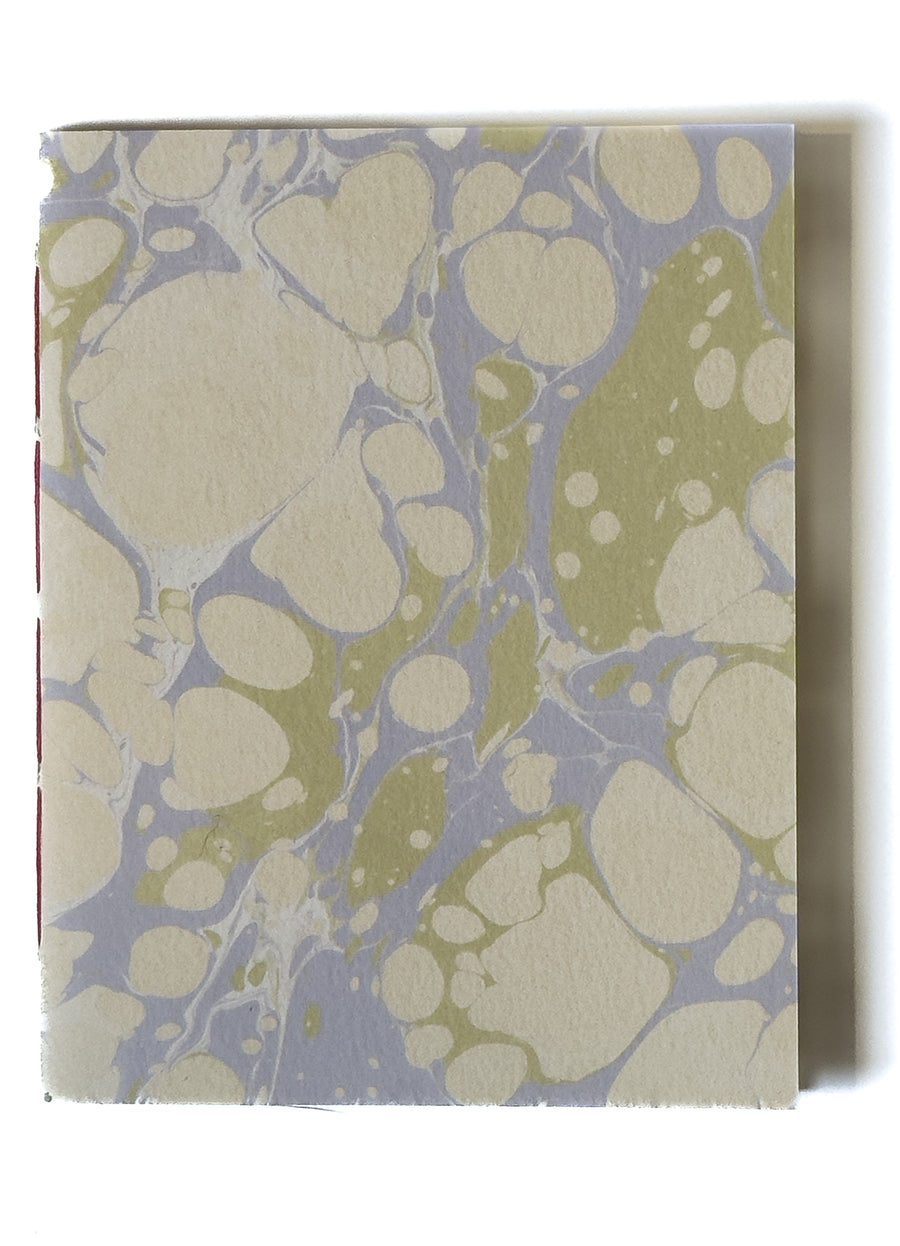 Marbled Hand-bound Notebook • Unlined