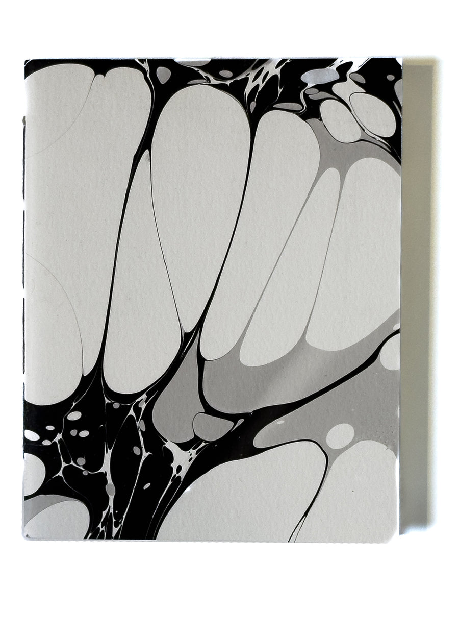 Marbled Hand-bound Notebook • Unlined