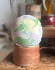 Marbled Ostrich Egg Lamp