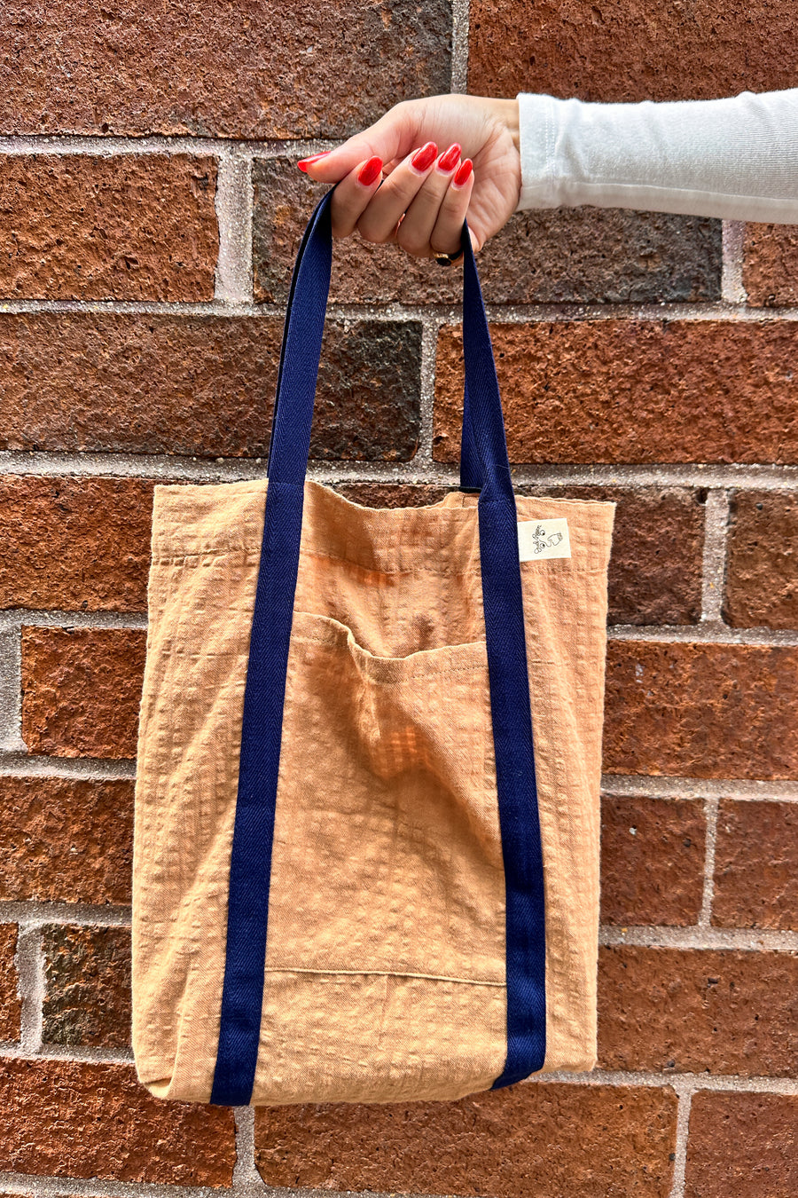 Seersucker Tote Bag