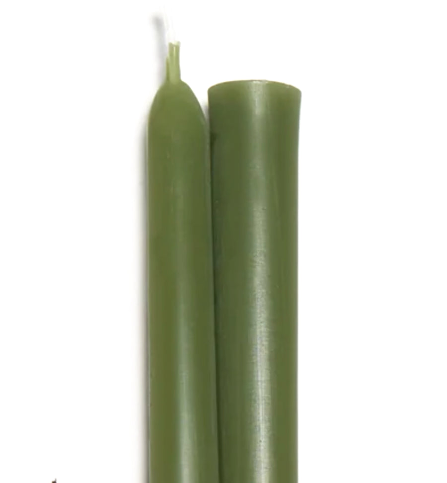 Natural Beeswax Taper Candles • hand dipped