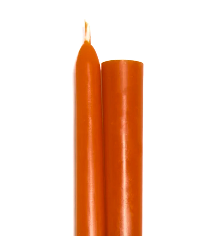 Natural Beeswax Taper Candles • hand dipped